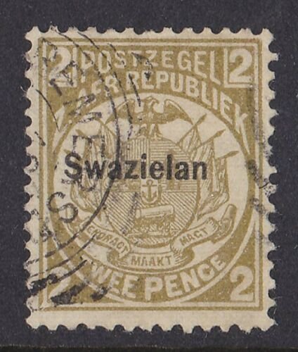 SWAZILAND 1889 Transvaal Arms 2d ERROR SWAZIELAN  