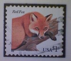 United States, Scott #3036a, used(o), 2002, Red Fox, $1, multicolored