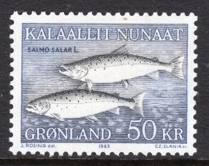 Greenland 141 Fish MNH VF