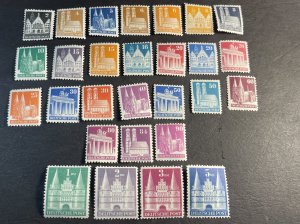 GERMANY # 634-661--MINT/HINGED--COMPLETE SET--1948-51