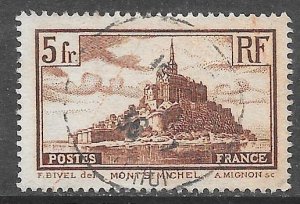 France 250: 5f Mont-Saint-Michel, used, F-VF