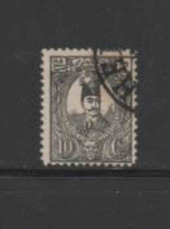 IRAN #92  1889  10c NASSER- EDDIN SHAH   USED F-VF