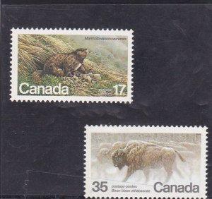 CANADA  SET CANADIAN ENDANGERED WILDLIFE   # 883 - # 884      MNH (**)