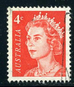 Australia - Scott #397 - 4c - Queen Elizabeth II - Used