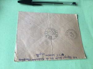 Libreville Mont Bouet Gabon  to Nice France registered stamps cover Ref 51336