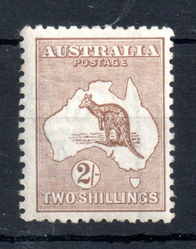 Australia 1973 2/- brown Roo WMK 1 mint LHM WS13958