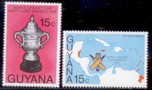 Guyana 1976 SC# 243-4 MNH-OG E28