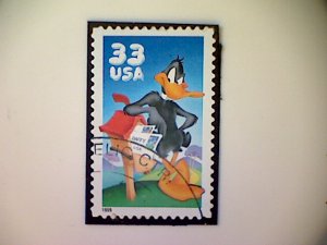 United States, Scott #3306a, used(o), 1999, Daffy Duck, 33¢, multicolored