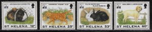 St Helena Scott #'s 619 - 622 MNH