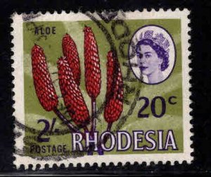 Rhodesia Scott 248 Used Dual Currency issue