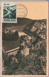 57047 - BELGIUM - POSTAL HISTORY: MAXIMUM CARD 1953 - NATURE Road 