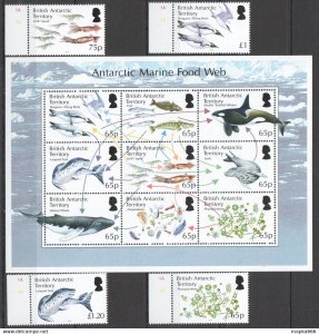 2014 British Antarctic Territory Marine Food Fishes #674-686 28 Euro ** Fat002