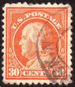 1917, US 30c, Benjamin Franklin, Used, Sc 516