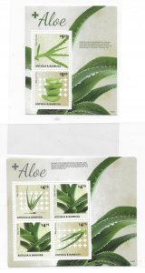 Antigua & Barbuda 2014 Aloe Flora Plants 2 S/S MNH C8