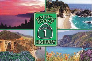 US,Postcard,Pacific Coast