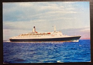 1969 Southampton England Picture Postcard cover Queen Mary Maiden Voyage