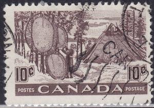 Canada 301 Drying Animal Hides 1950