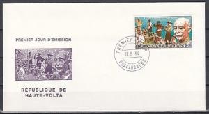 Burkina Faso, Scott cat. C302. Scout Baden Powell issue on a First day cover.