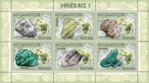 MOZAMBIQUE - 2007 - Minerals - Perf 6v Sheet - Mint Never Hinged