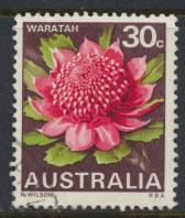 SG 425b Fine Used Type II  Waratah State Flowers 