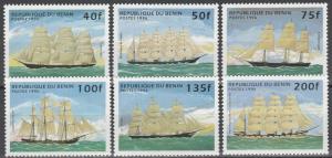 Benin #850-6 MNH CV $9.15 (K102)