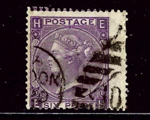 Great Britain 51 Used Plate #8 1869 issue large margin