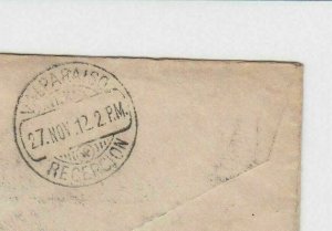 chile 1912 to bremen  stamps cover ref r13279