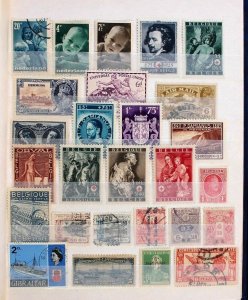 Wordwide Old Stamp Collection Lot of 217 MNH, MH & Used in Clean Stock Book