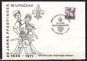 Austria, 1971 issue. 01/MAY/71. Pathfinders Group cancel on a Cachet cover. ^