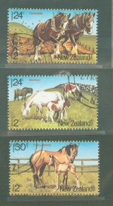 New Zealand #B118-120  Single (Complete Set)