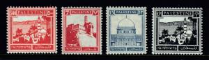 PALESTINE — SCOTT 69//84 — 1927-42 7m,13m,500m,£1 PICTORIALS — MH — SCV $45.00