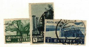 Eritrea #162, 164, C110 used