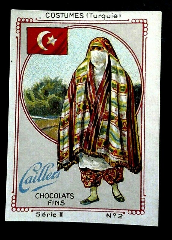 Cinderella Poster Stamp Reklamemarke -Caillers-Costumes-Turkey-20201208