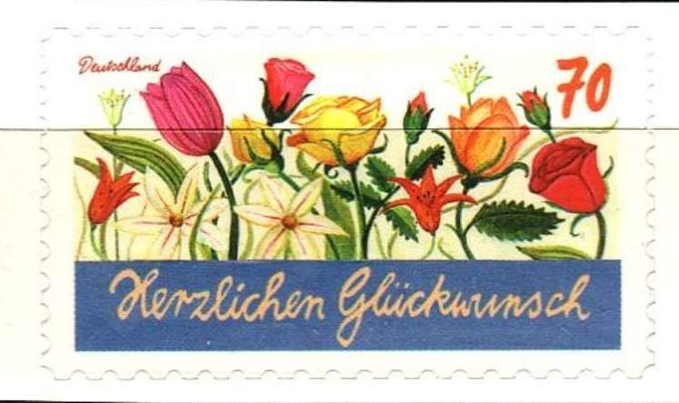 Germany 2016,Sc#2920-1 MNH, Greetig Stamps s./a.