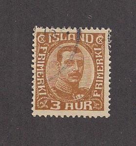 ICELAND SC# 109 F-VF U 1920