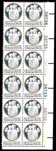 PCBstamps   US #1768 PB $1.80(12x15c)Christmas - Madonna, MNH, (PB-4)