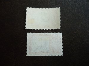 Stamps-Solomon Islands- Scott#90,94 - Mint Hinged & Used Part Set of 2 Stamps