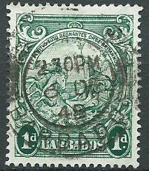 Barbados SG 249bc  Used perf 14