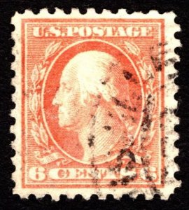 1914, US 6c, Washington, Used, Sc 429