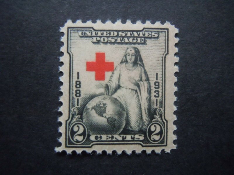 #702 2c Greatest Mother Red Cross Shift Errors 3 Varieties MNH OG  #6e