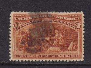 239 VF-XF used neat cancel with nice color cv $ 100 ! see pic !