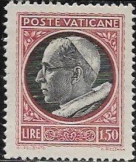 1945 Vatican City SC# 95 Mint