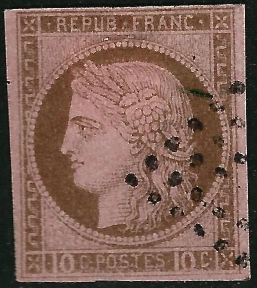 France Colonies #20 Used VF hr ...Chance to bid on a real Bargain!