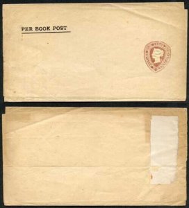 ES9 QV 1 1/2d Brown Wrapper Stamp 6a (22.3.83) Mint Per Book Post