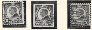 US #610-612 Harding Memorial Issue (U)  CV$5.00