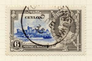 Ceylon 1935 Early Issue Fine Used 6c. 299117