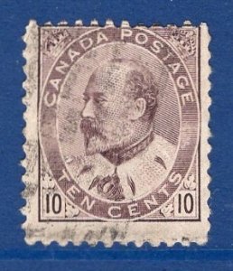 Canada   #93 used  1903  Edward VII   10c