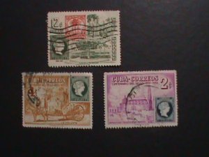 ​CUBA-1955 CENTENARY OF 1ST CUBA STAMP- USED VERY FINE WE SHIP TO WORLD WIDE