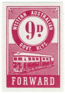 (I.B) Australia - Western Australia Railways : Parcels 9d