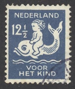 Netherlands Sc# B40 Used 1929 12 1/2c Child Welfare